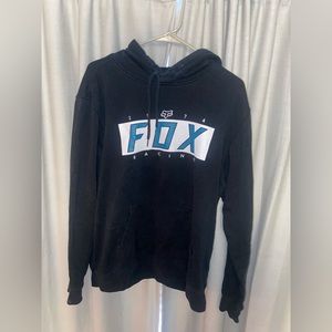 fox sweatshirt, used like new, no stains, large.